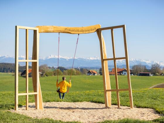 Panoramaschaukel am Kornhofer Bänkle