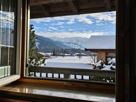Ausblick nach Süden zu den Blaubergen