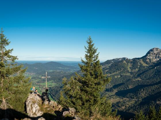 Blick von Sudelfeld zum Wendelstein