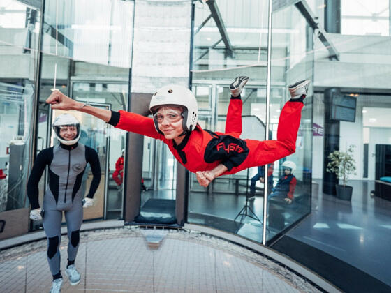 Der Traum vom Fliegen wird in der flystation Munich in Neufahrn wahr.