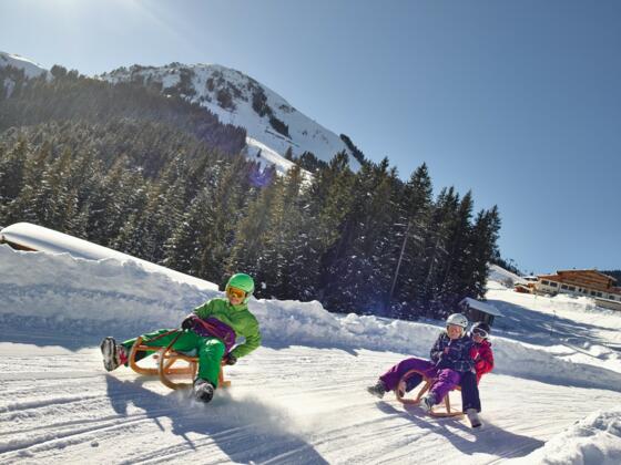 Söll_Rodeln_Rodelbahn Hexenritt_Wilder Kaiser