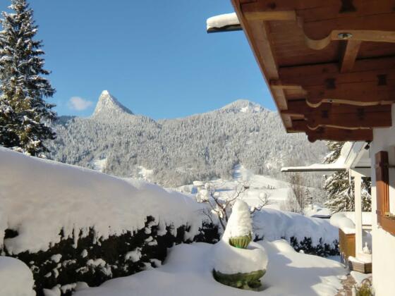 Aussicht vom Haus auf den Leonhardstein