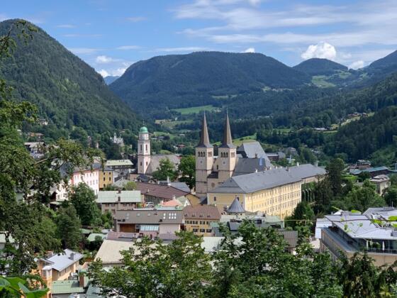 Ausblick über Berchtesgaden