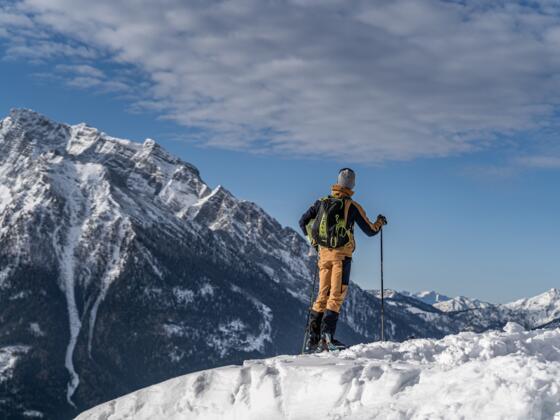 Auf Tourenskiern zum Hirschkaser am Hochschwarzeck