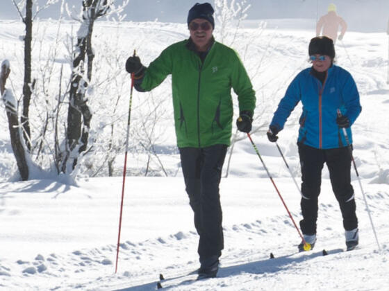 Inzell/Chiemgau: Regelmäßig werden die Inzeller Langlaufloipen gespurt.