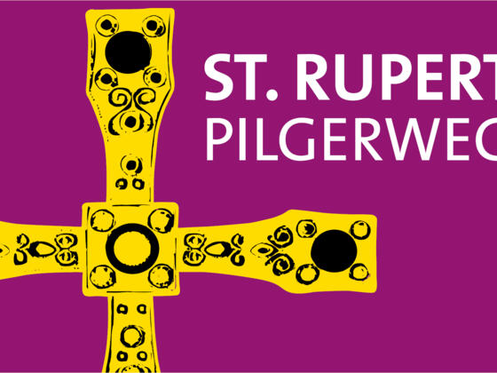 Wegmarkierung des St. Rupert Pilgerwegs