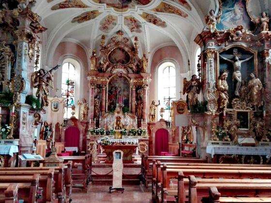 Pfarrkirche Alpbach Innenansicht
