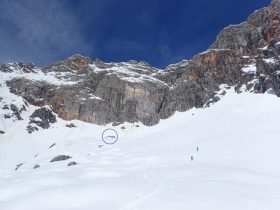 Der Felsblock im Kogelkar