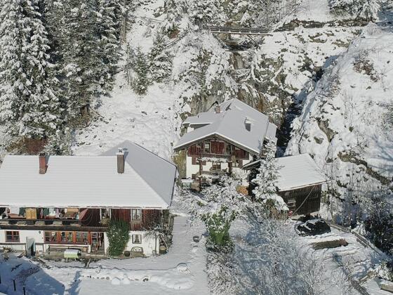 Die Tannermühle im Winter