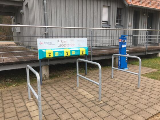 E-Bike Ladestation am Seezentrum Heuberg