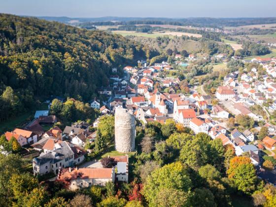 Altmannstein von oben