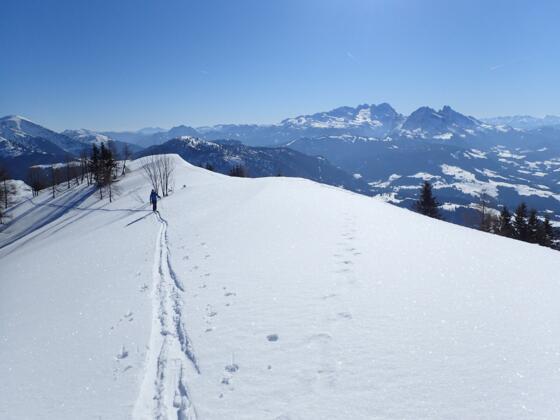 Ausblick zum Dachsteinmassiv