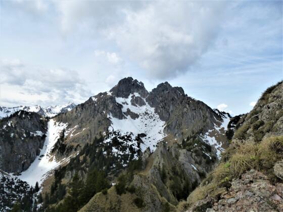Blick auf die Klammspitze