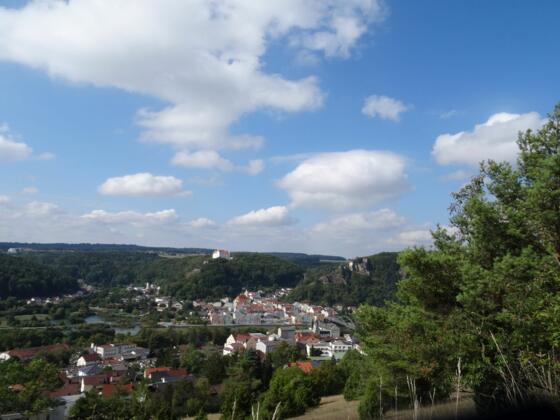 Blick auf Riedenburg im Altmühltal