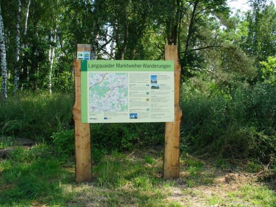 Marktweiher Wanderweg Langquaid "Waldlehrpfad"