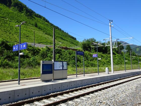 Bahnsteig Reichraming