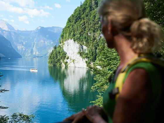 Blick vom Malerwinkel über den Königssee