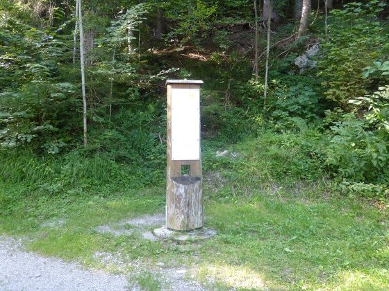 Stele Meditationsweg - Kloster Ettal