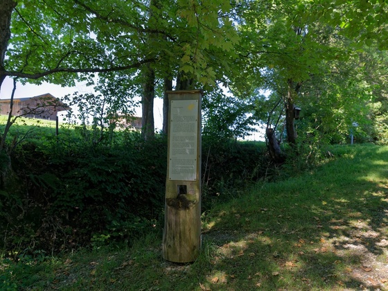 Stele Meditationsweg - Fatimakapelle