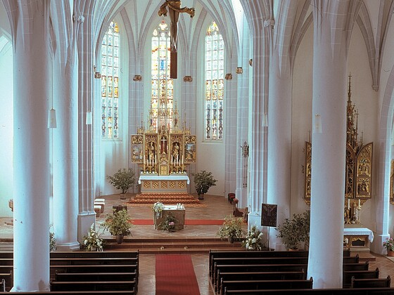 Stadtpfarrkirche  St. Nikolaus und St. Stephan Eggenfelden Innen
