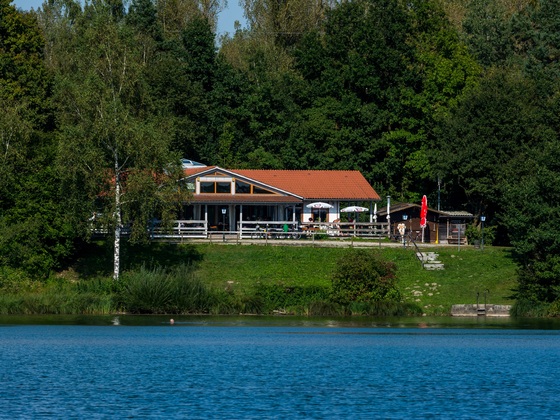 Blick auf die Waldeestub´n