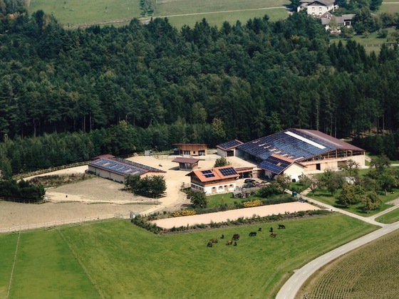 Luftbild Reitanlage Triftern