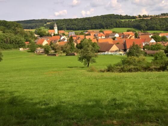 Ausblick bei Ebersbrunn