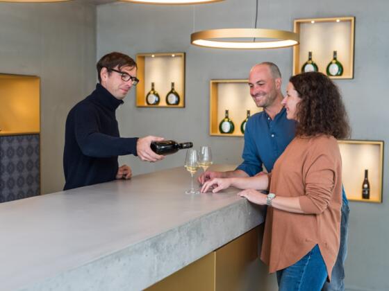 In der Vinothek Zehnthof Weickert