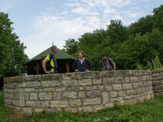 Schutzhütte an der Weinlage "Obernbreiter Kanzel"