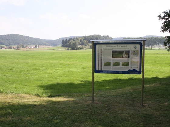Infotafel Wellheimer Trockental