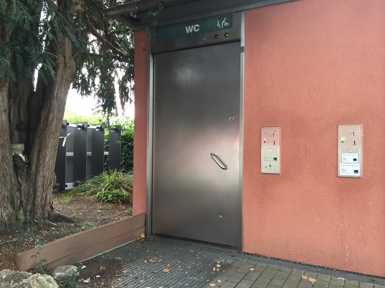 Öffentliches Rolli-WC, S-Bahnhof Freising