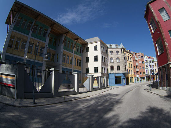 Kulissen der Bavaria Filmstadt