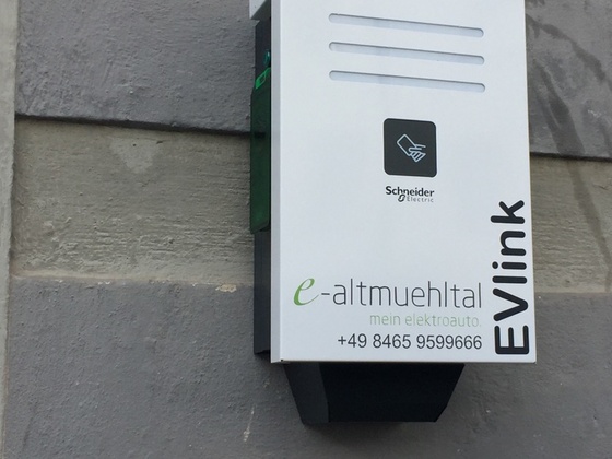 e-altmuehltal Elektroautoladestation Eichstätt Posthof