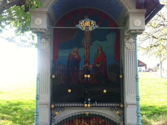 Offene Wegkapelle bei Oberhof