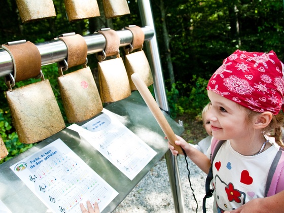 Kuhglockenspiel am Pfaffenwinkler Milchweg