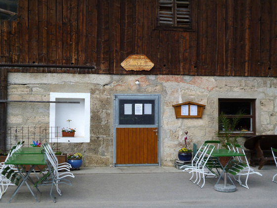 Das Reinthaler Bauernhofmuseum - direkt daneben befindet sich das Museumscafé.