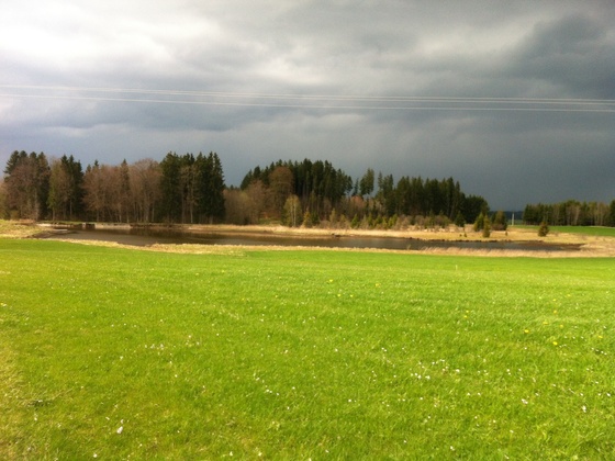 Der Badweiher bei Steingaden