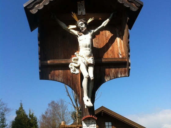 Wegkreuz am Ortsrand von Steingaden