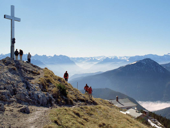 Bergtour Heimgarten-Runde - Ausblick vom Heimgarten