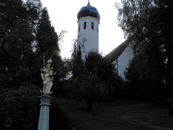 Kloster Andechs, früh am Morgen