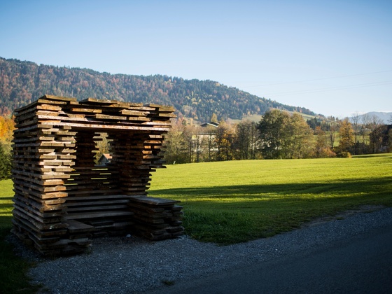 BUS:STOP Krumbach, Haltestelle Unterkrumbach Nord