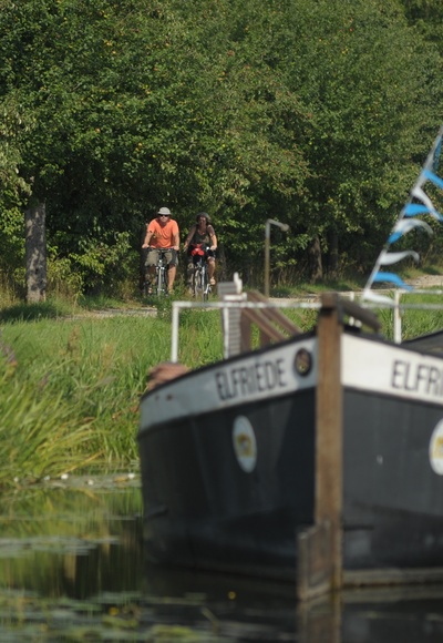 Alter Kanal, Treidelschiff, Ludwigskanal