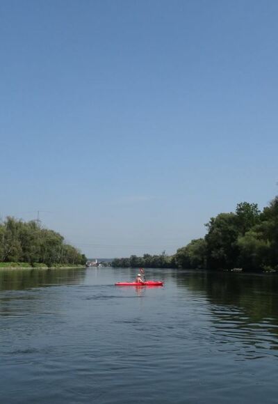 Bootstour auf der Donau zwischen Vohburg und Eining
