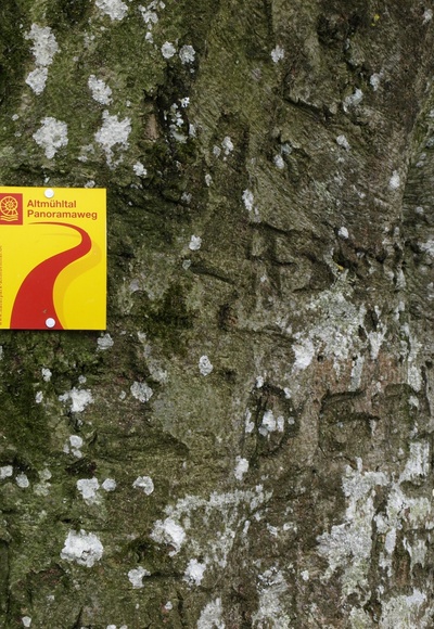 Beschriftung Altmühltal Panoramaweg