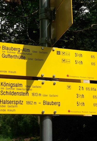 Über Gaißalm und Königsalm zur Gufferthütte