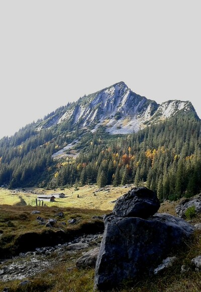 Halserpolje mit Blick auf die Halserspitz