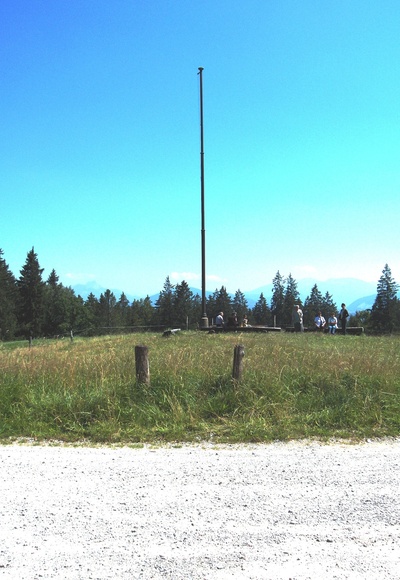 Am Gipfel des Taubenbergs