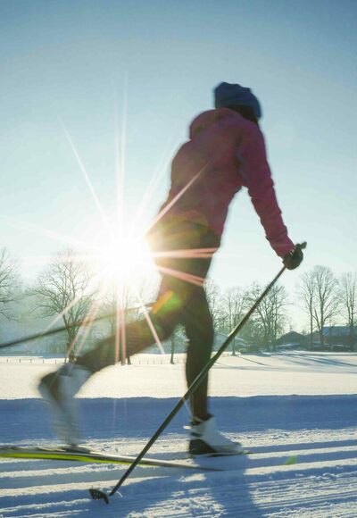 Langlaufen auf der Wies
