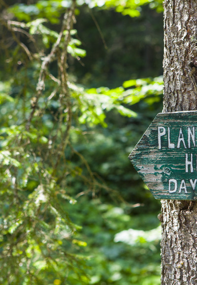 Wegweiser zur Blankensteinhütte