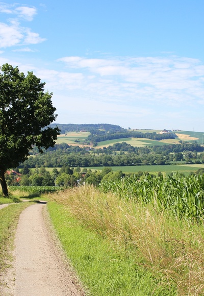 Ausblick auf der Tour